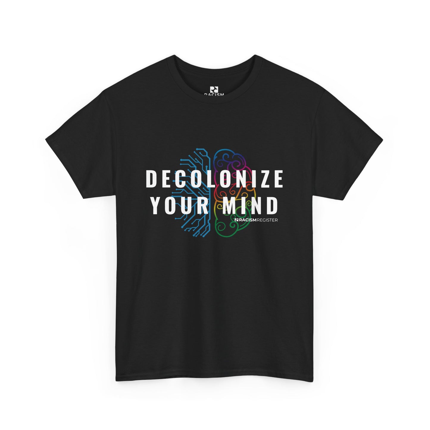 Unisex Heavy Cotton Tee - 'Decolonize Your Mind' Statement Shirt for Awareness